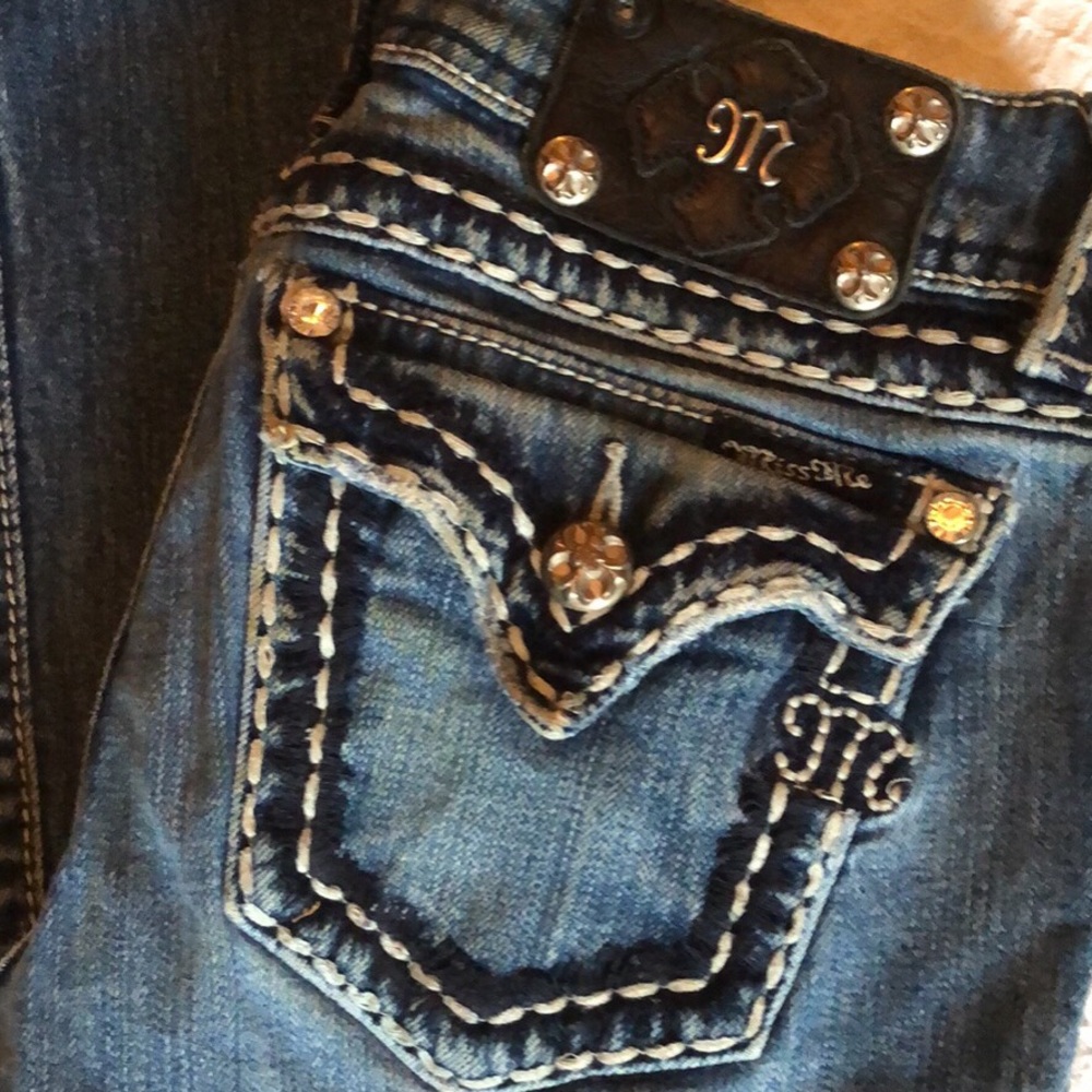 Miss Me Jeans 26 Slim Boot Black Label